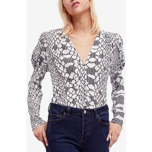 Free People Sweet On You Printed Corduroy Shirt - Picture 2 of 2